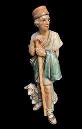 Goebel Hummel Standing Shepherd & Sheep Figurine