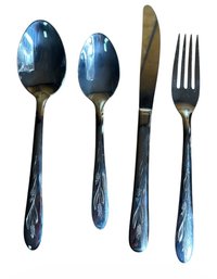 Wheat Pattern Stainless Flatware 4pc (B)