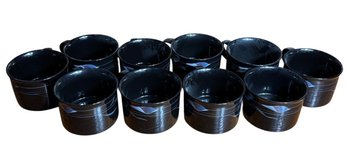 Mikasa Opus Black Mugs 10pc (B)
