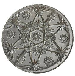 Embossed Glass Star Serving Plater (B)