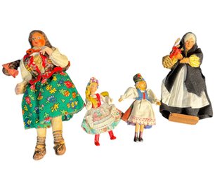 Polish & Irish Dolls 4pc