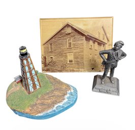 Marblehead Mass Pewter Figurine, Spoontiques Lighthouse & Photography (LR)