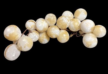 Italian Alabaster Grape Sculpture (LR)
