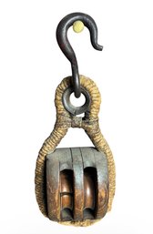 Old Block Wood Pulley Snatch (LR)