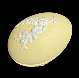 Wedgwood Primrose Yellow Egg Trinket Box