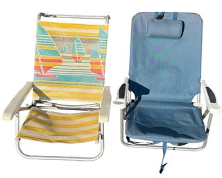 Folding Beach Chair 2pc (G)