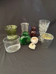 Vases And Frog For Flower Arranging