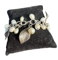 Silpada Sterling Silver & Freshwater Pearl Bracelet