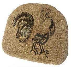 Hooked Rooster Floor Rug (DR)