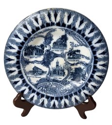Marblehead Mass Blue & White Collectors Plate (DR)