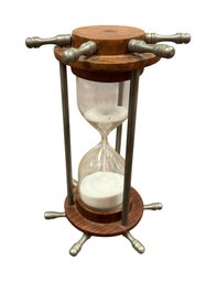 Nautical Captains Ships Wheel Hourglass Timer