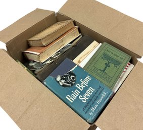 Box Full Of Assorted Old Books