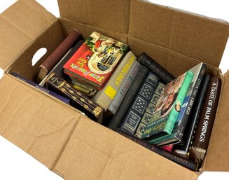 Large Box Full Of Assorted Old Books