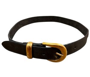 Fossil Interesting Black Embossed Leather Belt