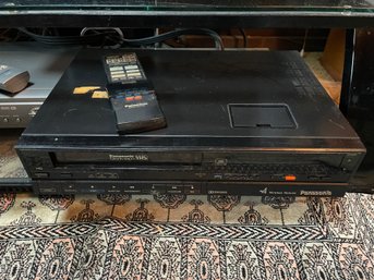 Panasonic Omnivision VHS With Remote (tvstand)