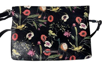 Vince Camuto Floral Black Cross Body Bag (DR)