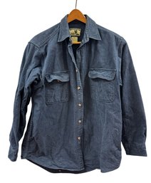 Field & Stream Vintage Mens Outdoor Blue Button Up Shirt