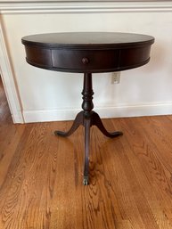 Mahogany Drum Table