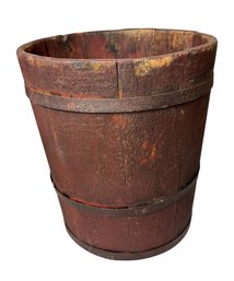 Antique Wooden Sap Bucket (DR)