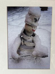 Janice Koskey Snowman Statue Photography Print (DR)