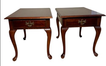 Thomasville Impressions Matching Pair Of Side End Tables