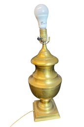 Indian Solid Brass Table Lamp Works!