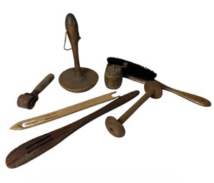 Primitive Wooden Kitchen Tools (DR)
