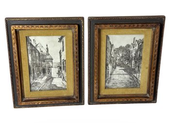 Preston Cribb Prints The Gault Whitby & New Inn Clovelly (DR)