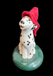 Byers Choice Firefighter Dalmation Caroler Figurine