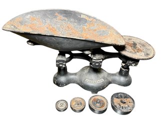 Fairbanks Cast Iron Antique Baking / Candy Weighing Scale (B)