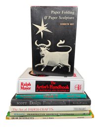 Hardcover Books About Art, Paper Crafts & Design 7pc (B)