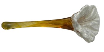 Decorative Blown Art Glass Flower (DR)