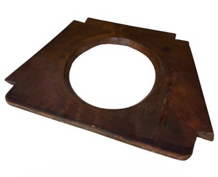 Antique Wooden Chamber Pot Seat (DR)