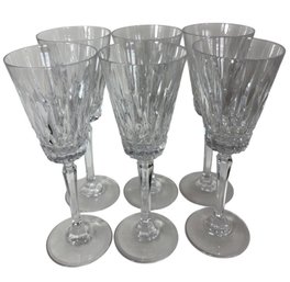 Parliament Pattern Crystal Goblet 6pc (DR)