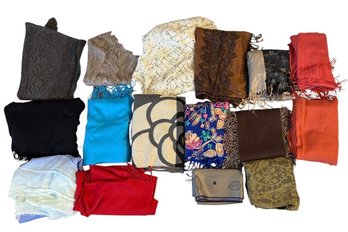 Collection Of Unbranded Scarves 16pc (DR)