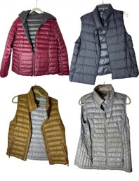 Gap, 32 Degree, Uni Glo & Unbranded Womens Puffer Vests And Jackets