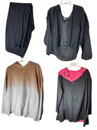 REI Cargo Pants, CTC Linens Sweater, Pure Jill Sweatshirt And Unbranded Womens Clothing 4pc