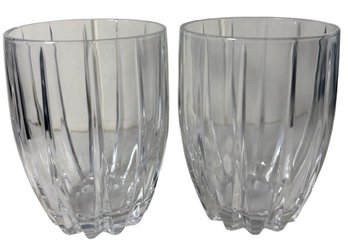 Waterford By Marquis Omega Double Old Fashioned Glasses Pair (DR)