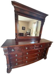 Solid Wooden 4 Drawer Dresser With Mirror *Alternate Pickup In Salem*