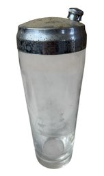 Etched Sailing Ship Martini Shaker (DR)