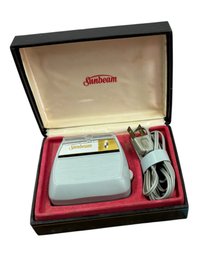 1950s Sunbeam Electric Shaver In Original Box With Paperwork