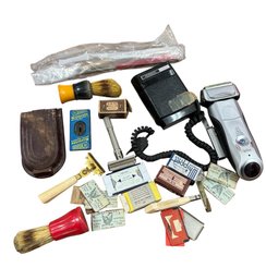 Vintage Razor Blades, Shaving Razors & Other Assorted Items