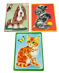 MCM Childrens Puzzles 3pc Cats & Dogs