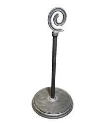 Black Swirled Metal Paper Towel Holder (B)