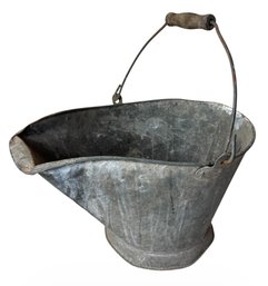 Galvanized Coal Scuttle Bucket (DR)
