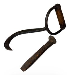 Hay Bale Hook & Railroad Spike (DR)
