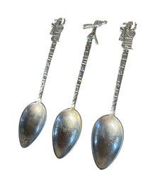 Sterling Silver Mexican Spoons 3pc Set (DR)