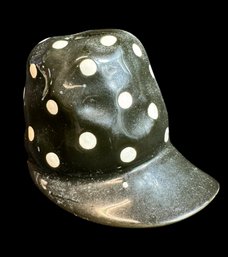 Spotted Equestrian Hat Wall Pocket