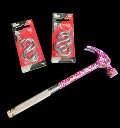 Floral Hammer & Screwdriver Multitool & S Hooks
