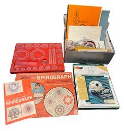 1960s Kenners Spirograph, Sea Otter Paint By Numbers & Quilling Supplies (B)